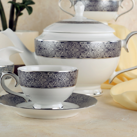 Dankotuwa | Rima Blue 17 Pcs Tea Set