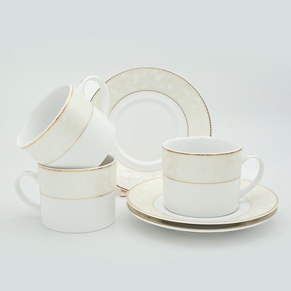 Dankotuwa | Winter Wind Ivory 12 Pieces Tea Set