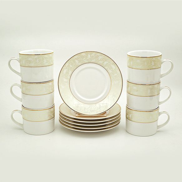 Dankotuwa | Winter Wind Ivory 12 Pieces Tea Set