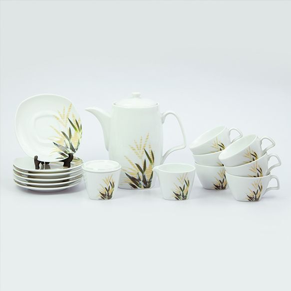 Dankotuwa | Bamboo Leaf 17 Pieces Tea Set