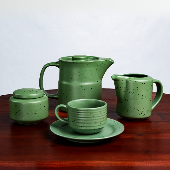 Dankotuwa | Forest Green 17 Pcs Tea Set
