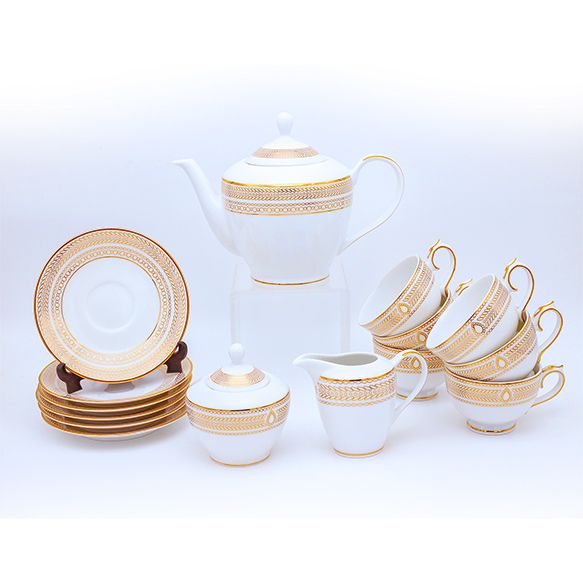 Dankotuwa | Medaline 17 Pieces Tea Set