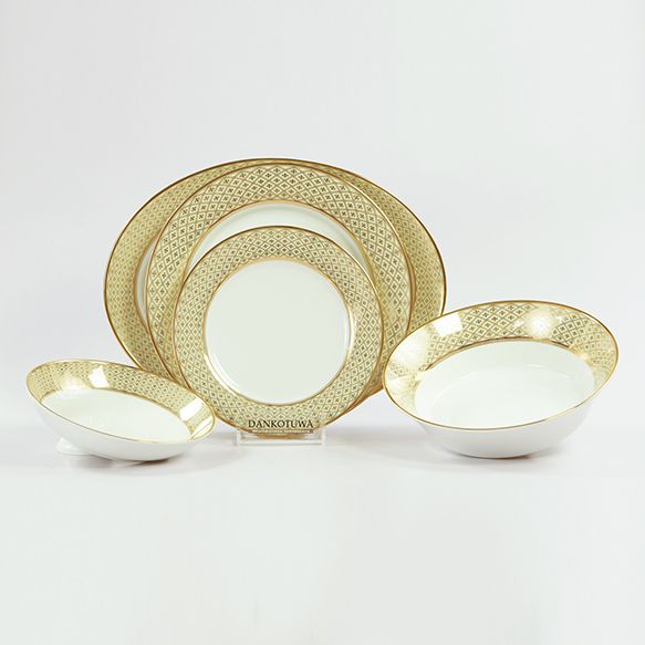 Dankotuwa | Jewel Cream 21 Pieces Dinner Set