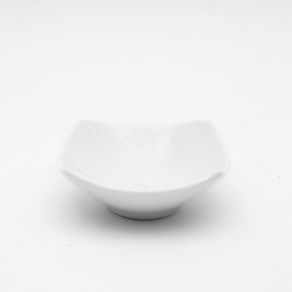 Dankotuwa | White Single Handle Sauce Dish l-RFPL