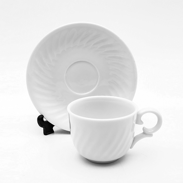 Dankotuwa | White Tea Cup & Saucer - RFPL