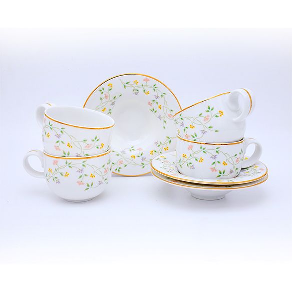 Dankotuwa | Floral Vines 12 Pieces Tea Set