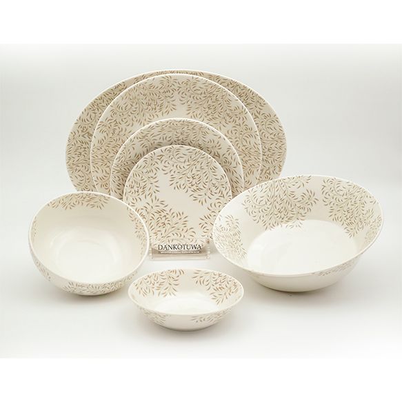 Dankotuwa | Green Leaf 35 Pieces Dinner Set