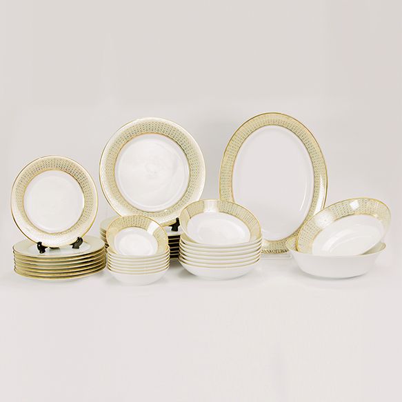 Dankotuwa | Jewel Cream 35 Pieces Dinner Set