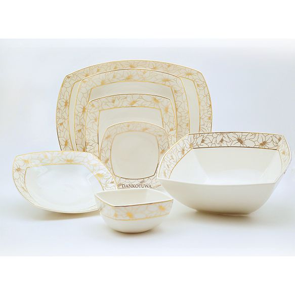 Dankotuwa | Aniella Gold 35 Pieces Dinner Set