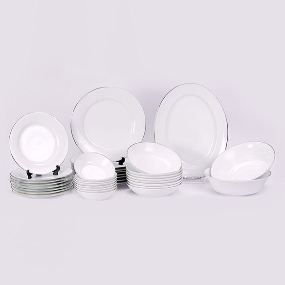 Dankotuwa | Cherry Platinum 35 Pieces Dinner Set