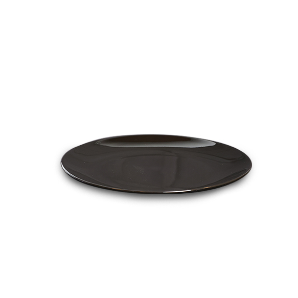Dankotuwa | Black Glaze Bread & Butter Plate - 3612
