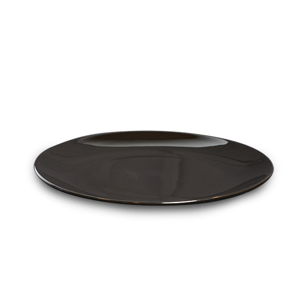 Dankotuwa | Black Glaze Dinner Plate - 3620