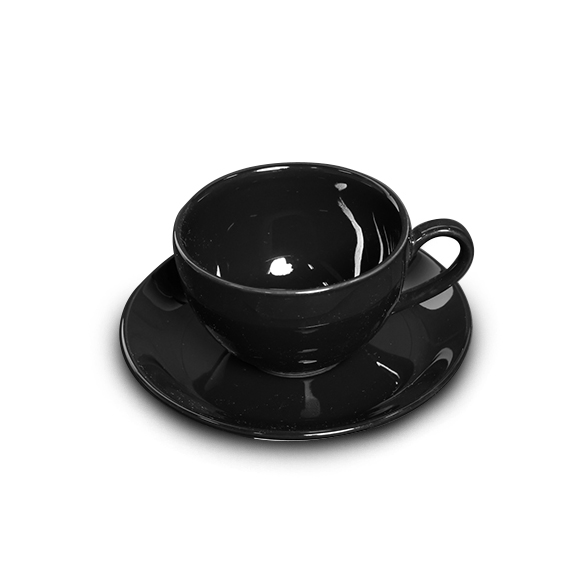 Dankotuwa | Black Glaze Tea Cup & Saucer
