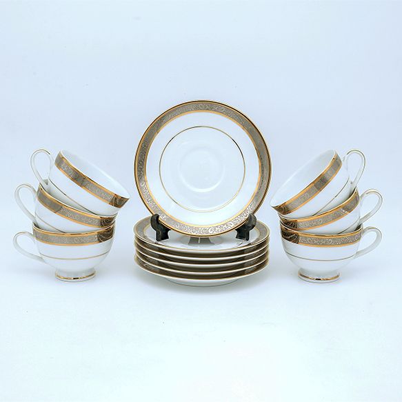 Dankotuwa | Golden Platinum 12 Pieces Tea Set