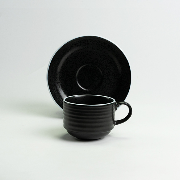 Dankotuwa | Pearl Black 17 Pcs Tea Set