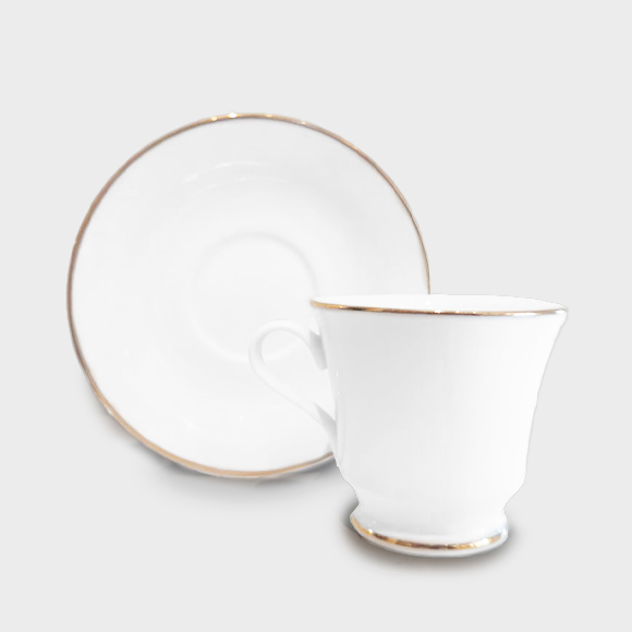 Dankotuwa | Cherry Platinum 12 Pieces Tea Set