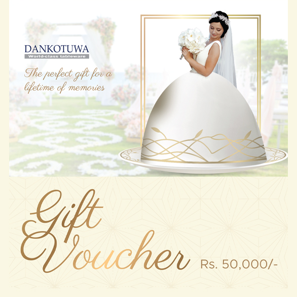 Dankotuwa | Dankotuwa Porcelain Wedding Gift Card Rs. 50000.00