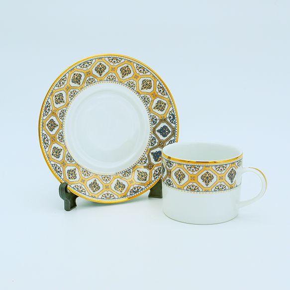 Dankotuwa | Doris Grey Tea Cup & Saucer