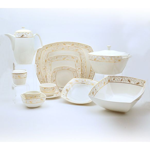 Dankotuwa | Aniella Gold 93 Pieces Dinner Set