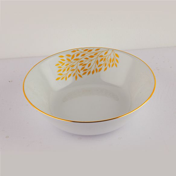 Dankotuwa | Goldern Leaf Cereal Bowl