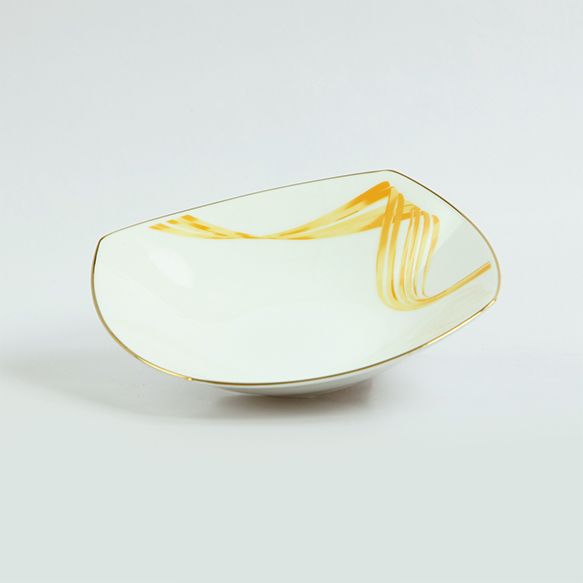 Dankotuwa | Fancy Wave Gold Cereal Bowl