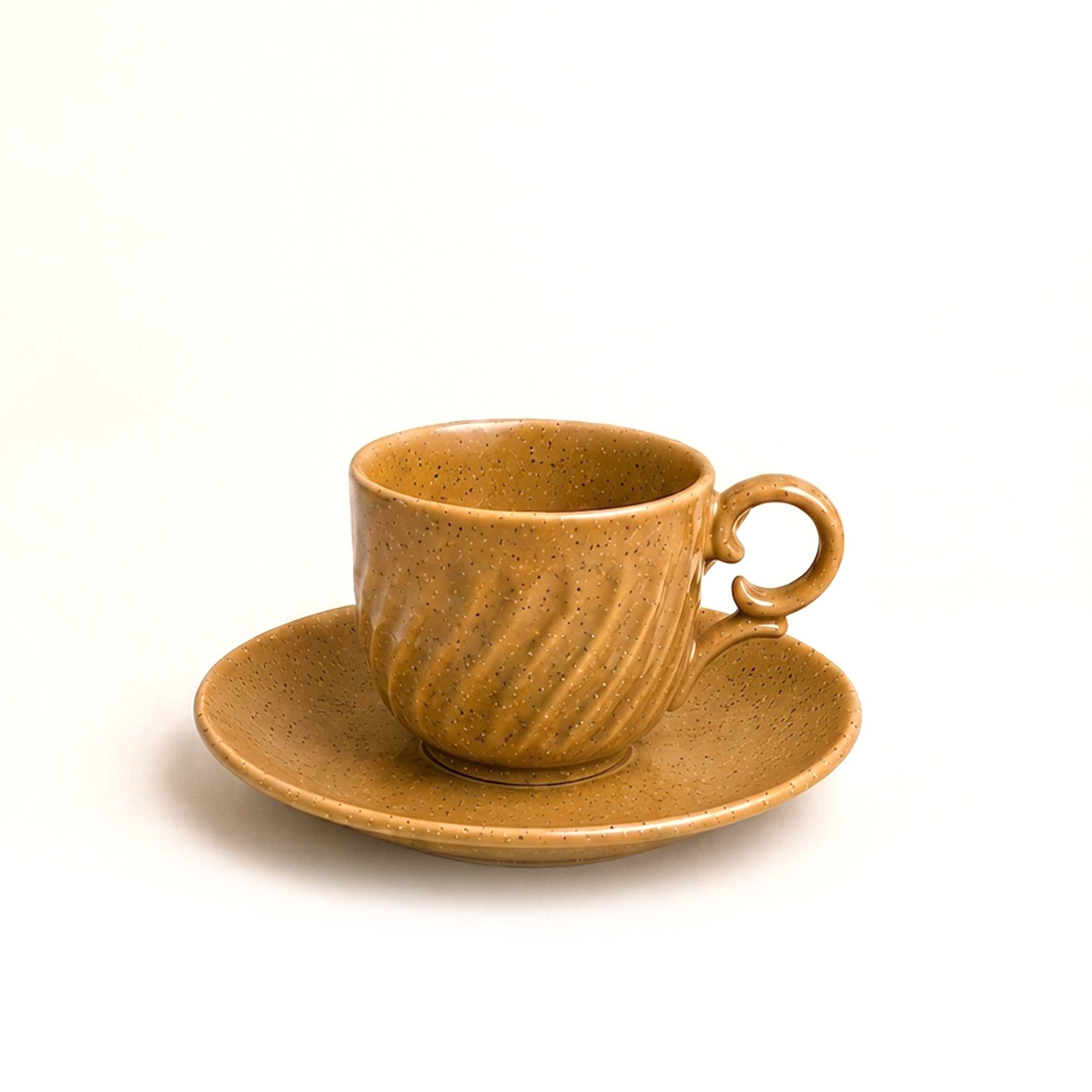 Dankotuwa | Earth Collection Caramel Stone 12 Pcs Tea Set