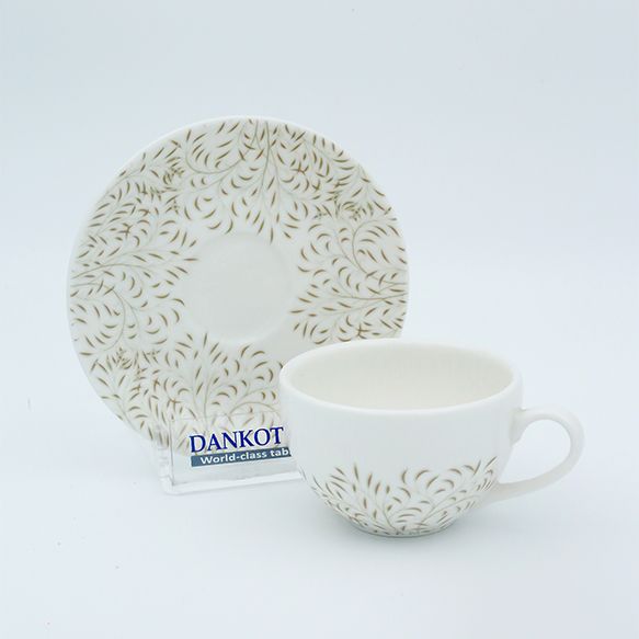 Dankotuwa | Green Leaf Tea Cup & Saucer