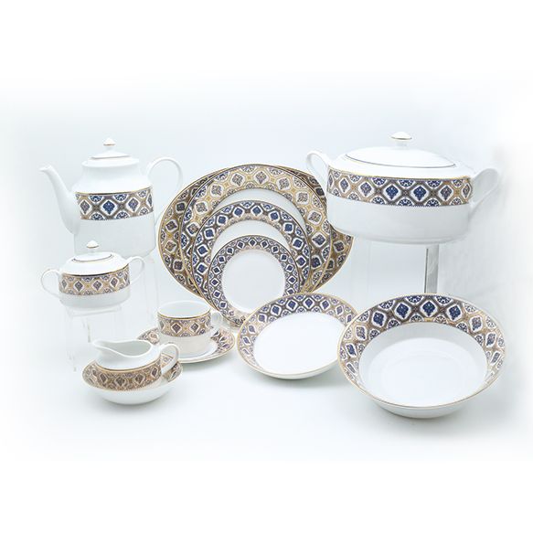 Dankotuwa | Doris Grey 93 Pieces Dinner Set