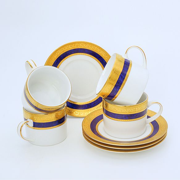 Dankotuwa | Empress Blue 12 Pieces Tea Set