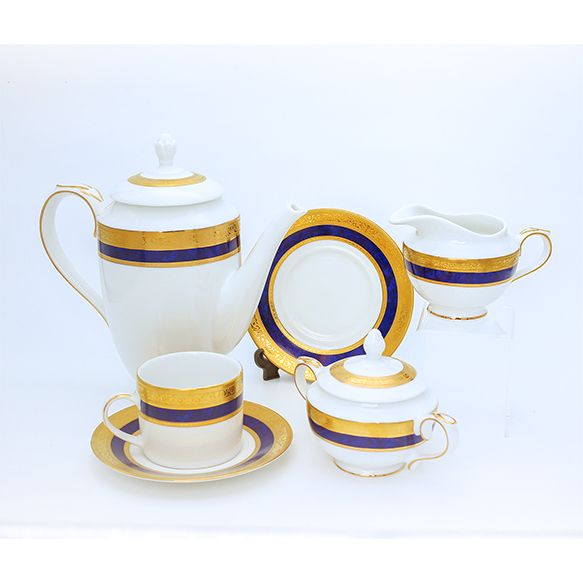 Dankotuwa | Empress Blue 17 Pieces Tea Set