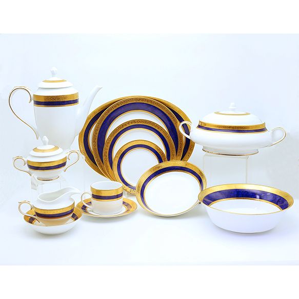 Dankotuwa | Empress Blue 93 Pieces Dinner Set