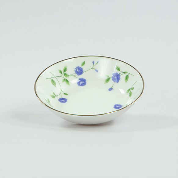 Dankotuwa | Blue Rose Fruit Saucer