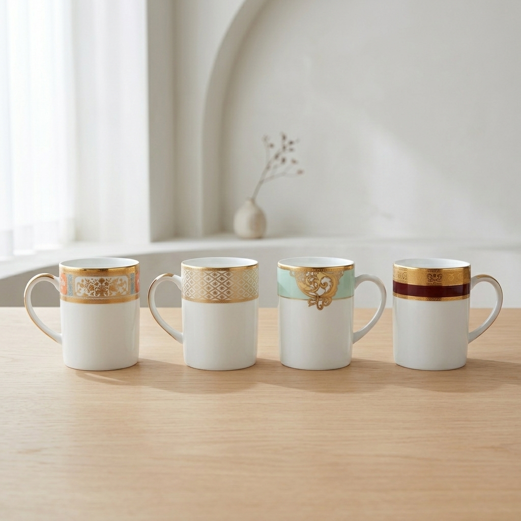 Dankotuwa | 4 Pcs Premium Mugs Bundle