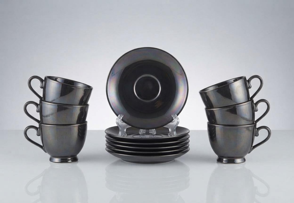 Dankotuwa | Black Luster 12 Pcs Tea Set