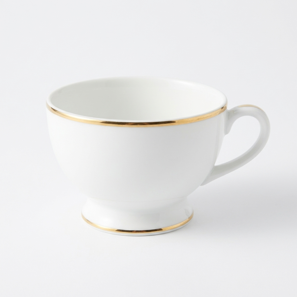 Dankotuwa | 3 Pcs Gold Line Breakfast Set & Cherry Gold 3249 Tray