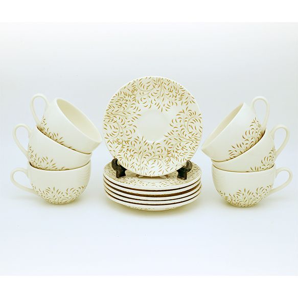 Dankotuwa | Green Leaf 12 Pieces Tea Set 