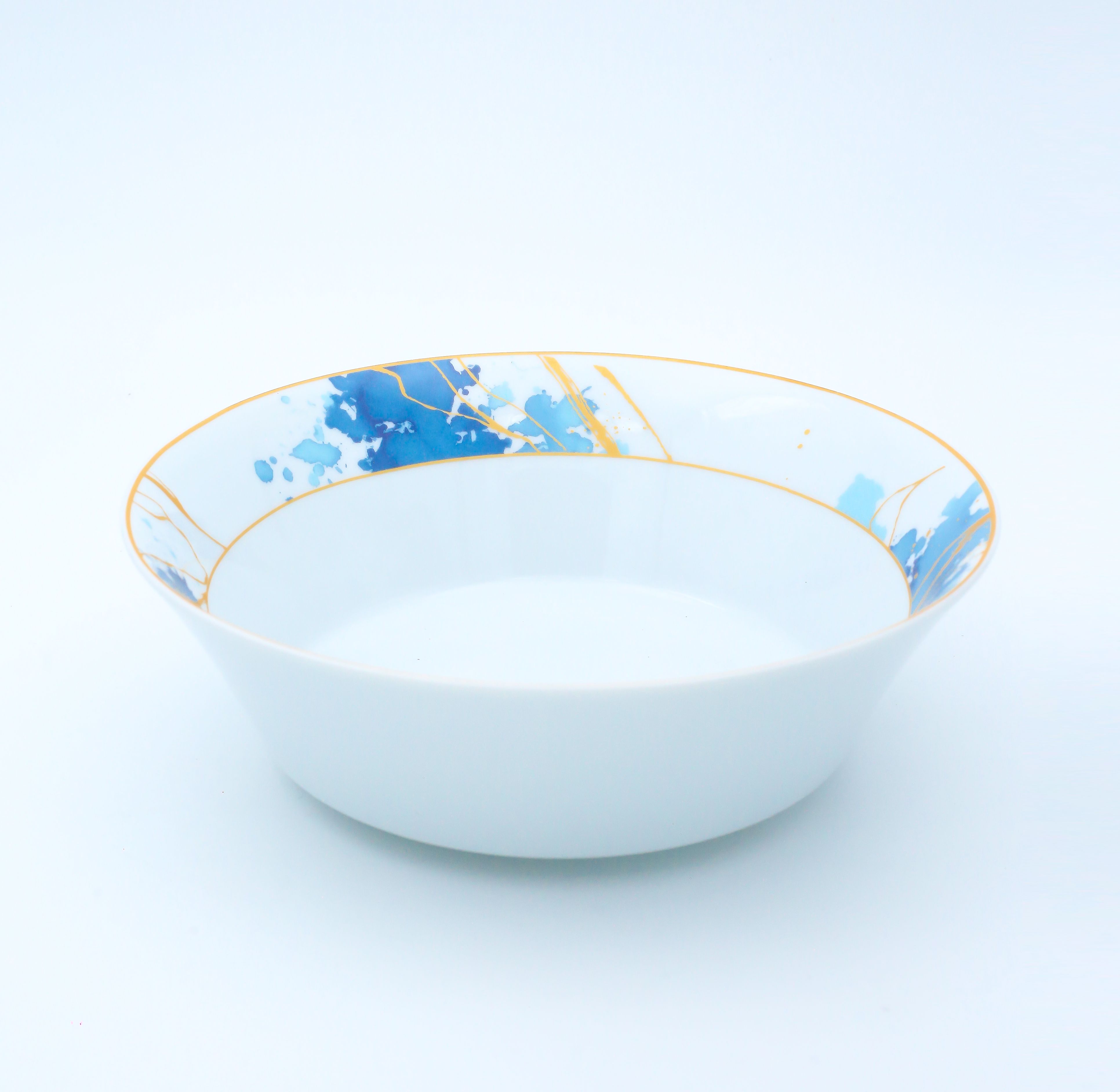 Dankotuwa | Mid Night Majesty Large Salad Bowl