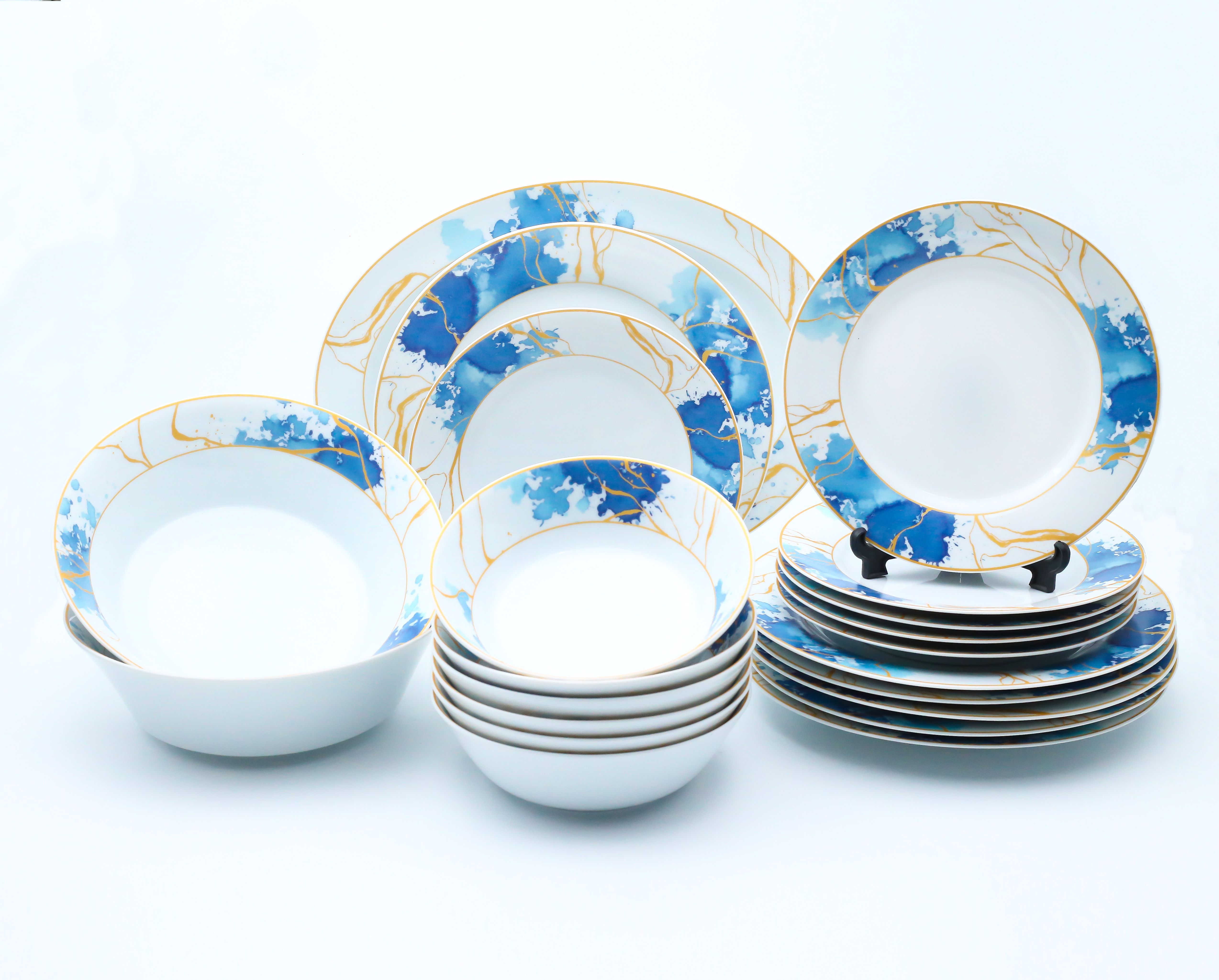 Dankotuwa | Mid Night Majesty 21 Pieces Dinner Set