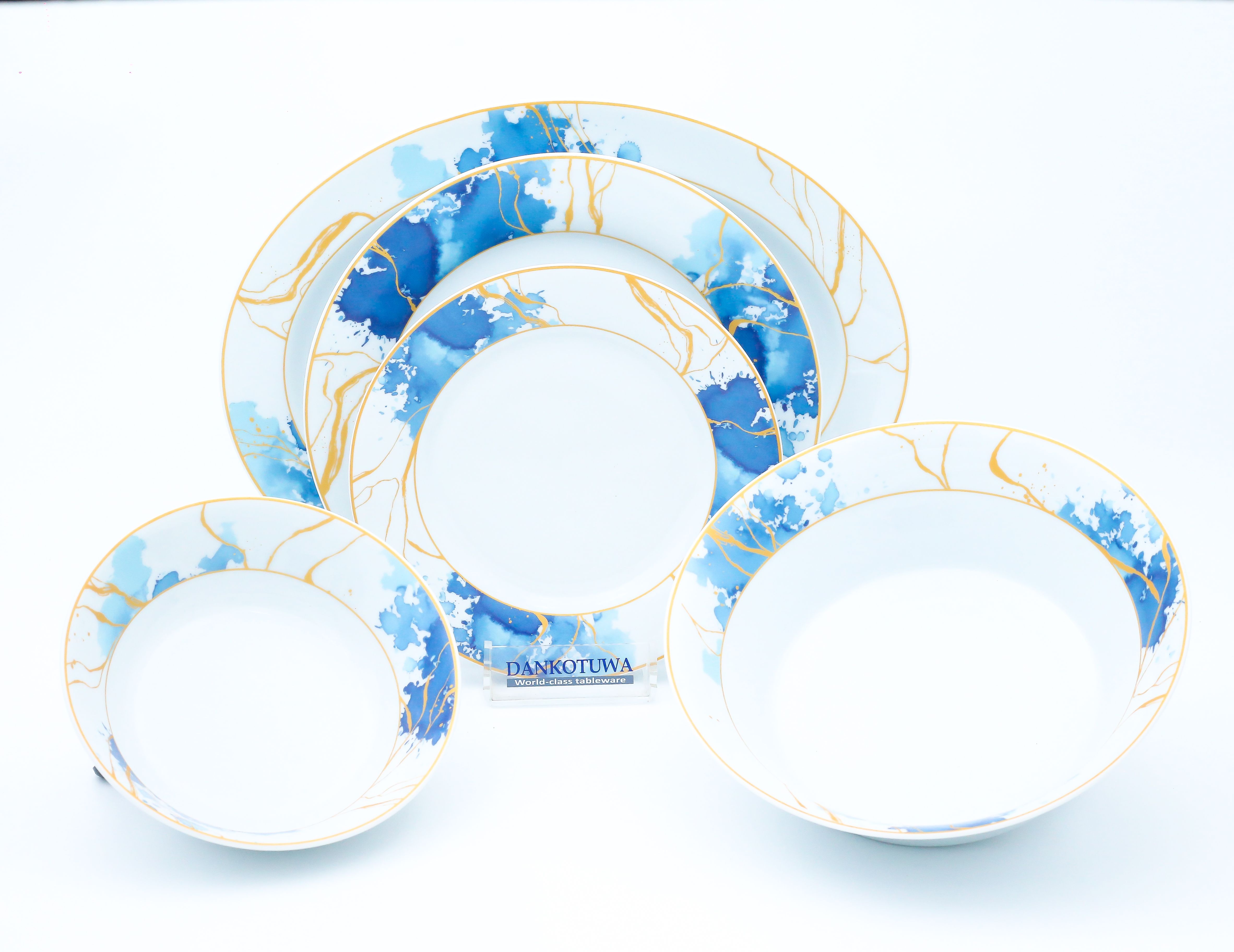 Dankotuwa | Mid Night Majesty 21 Pieces Dinner Set