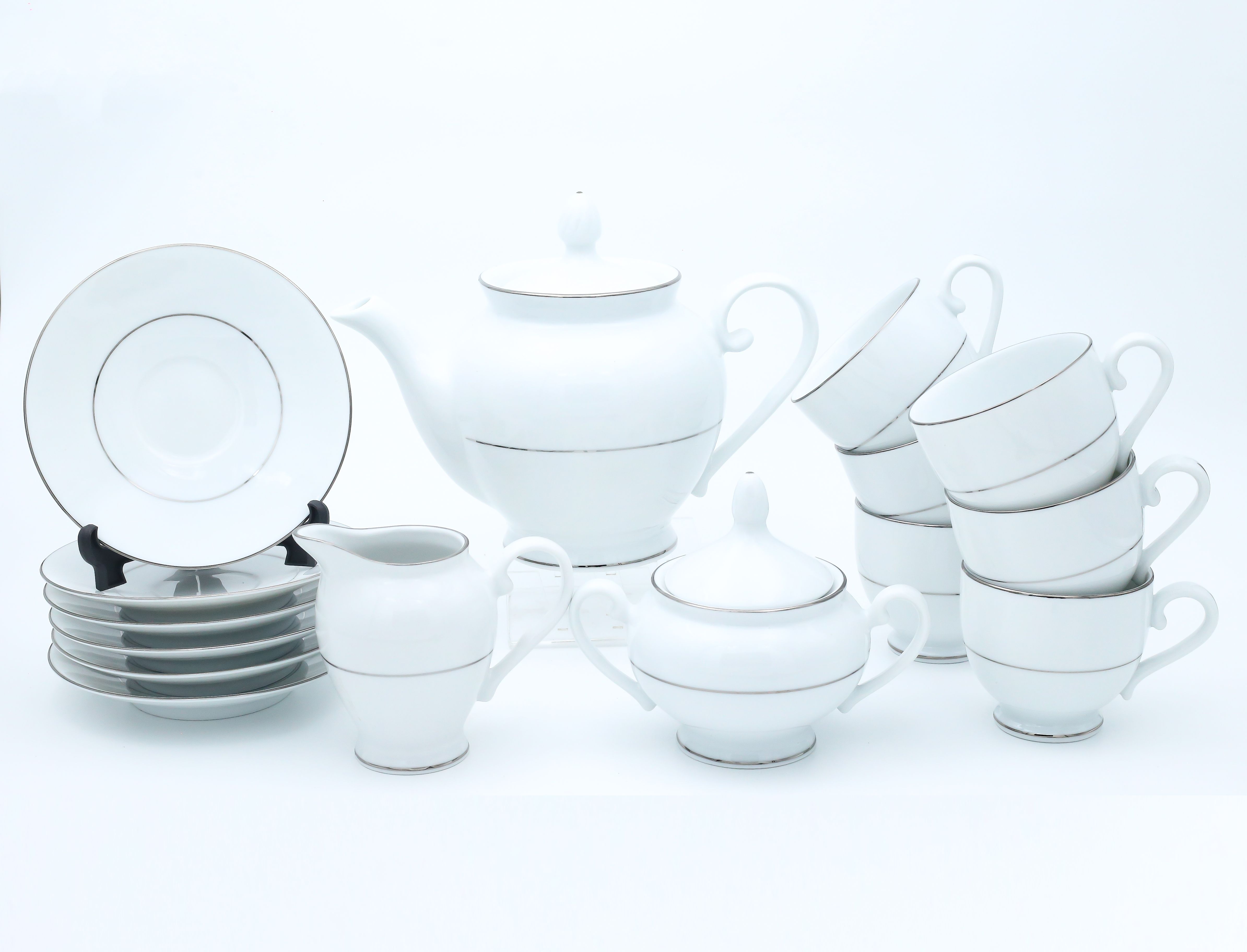 Dankotuwa | Silver Line 17 Pieces Tea Set