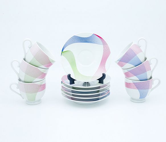 Dankotuwa | Color Line 12 Pieces Tea Set