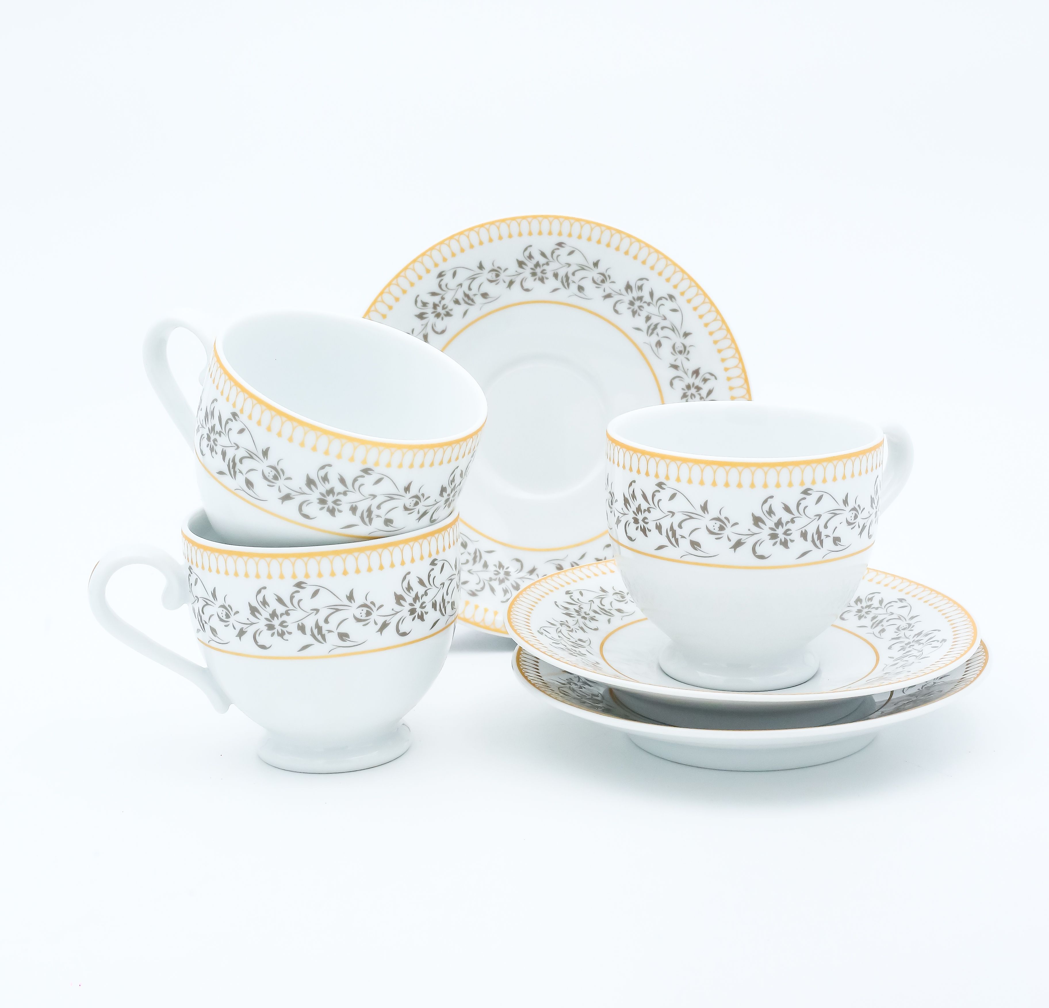 Dankotuwa | Golden Glimmer 12 Pieces Tea Set