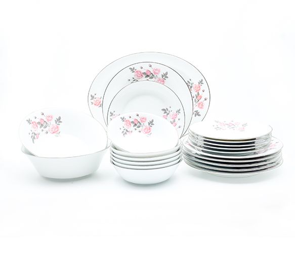 Dankotuwa | June Rose 21 Pieces Dinner Set