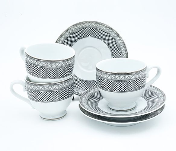 Dankotuwa | Black Lace 12 Pieces Tea Set