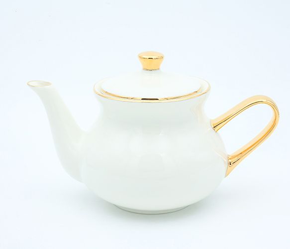 Dankotuwa | Ivory Gold Handle 17 Pieces Tea Set