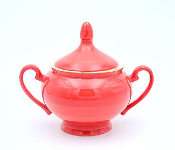 Dankotuwa | Spiral Galaxy Red 17 Pieces Tea Set