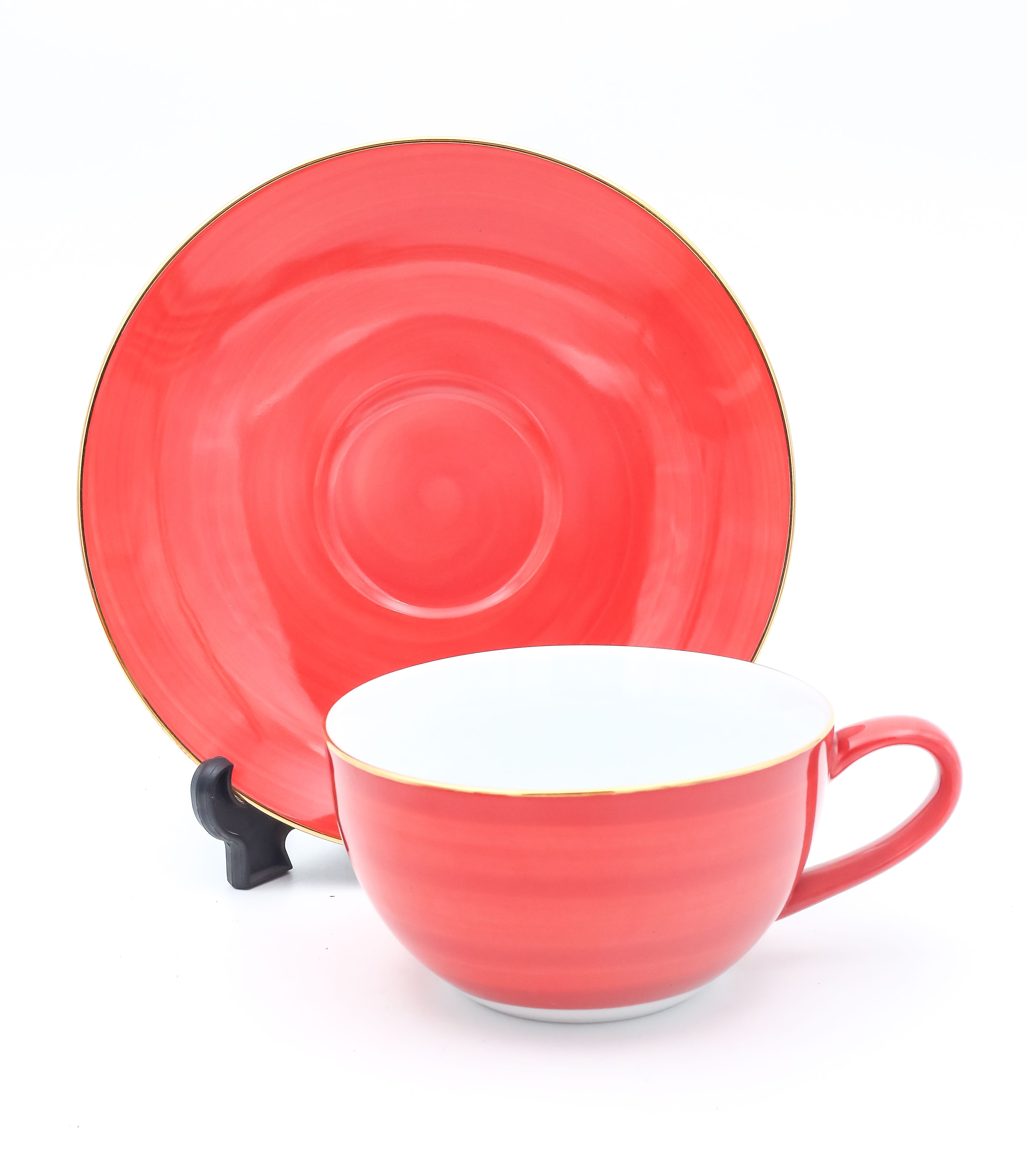 Dankotuwa | Spiral Galaxy Red Tea Cup & Saucer