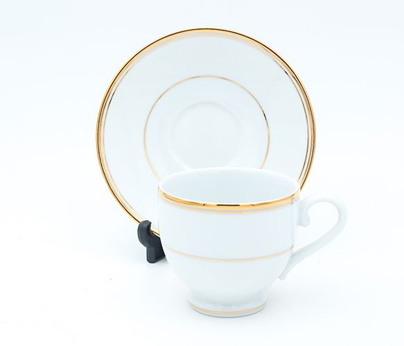 Dankotuwa | Infinity Gold Line Tea Cup and Saucer