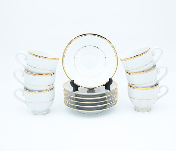 Dankotuwa | Infinity Gold Line 12 Pieces Tea Set