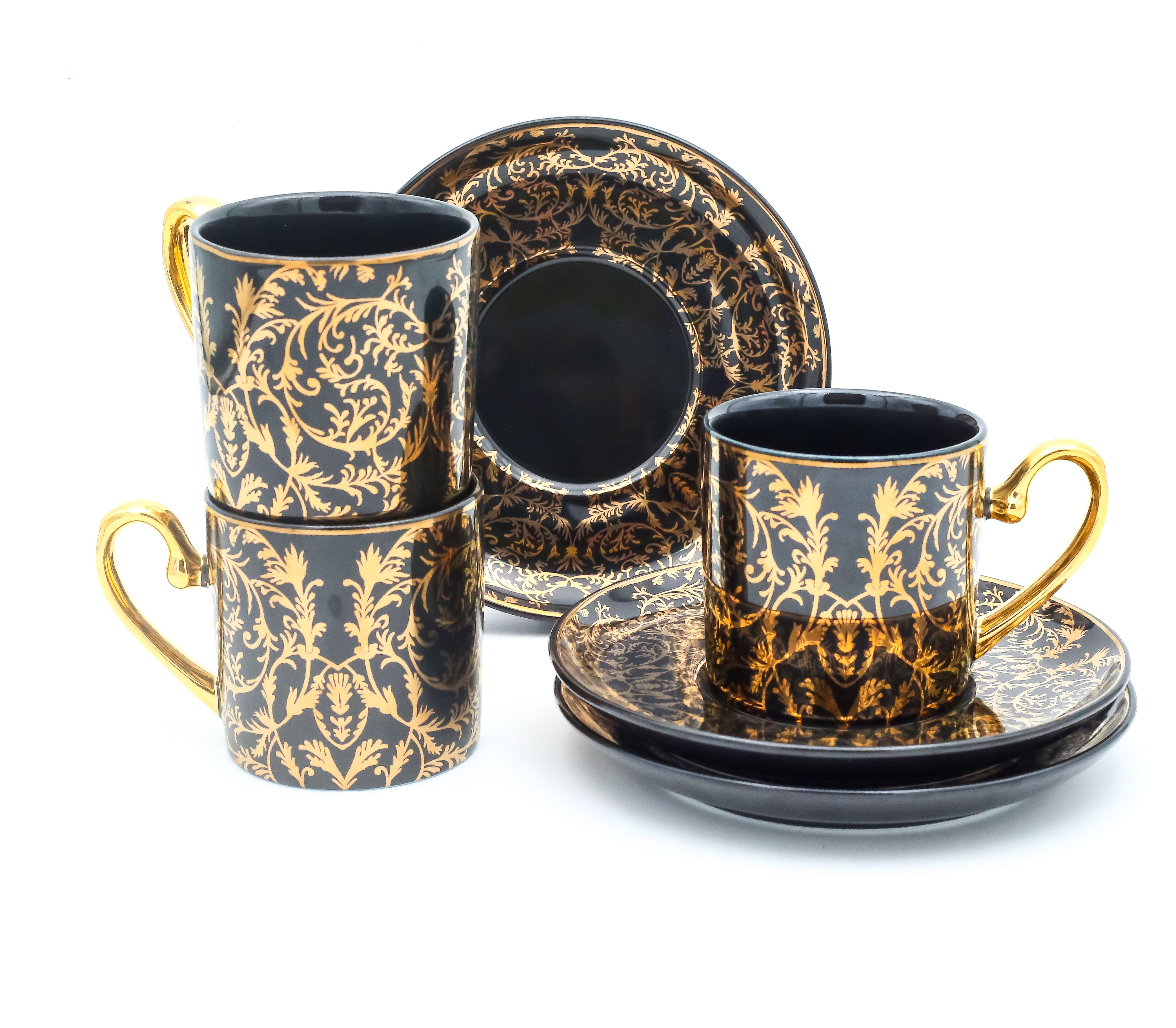 Dankotuwa | Oval Black 17 PCS Tea Set